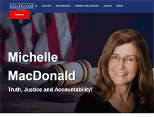 Tablet Screenshot of macdonaldforjustice.com